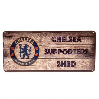 CHELSEA FC SUPPORTERS SHED SIGN
