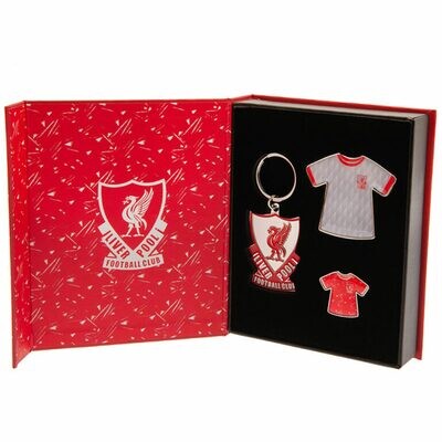 LIVERPOOL FC Heritage Badge, Keyring and Magnet Set