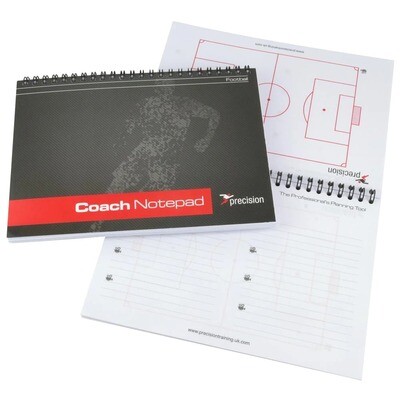 A5 Football Pro-Coach Notepad (Pack 6) - PRECISION