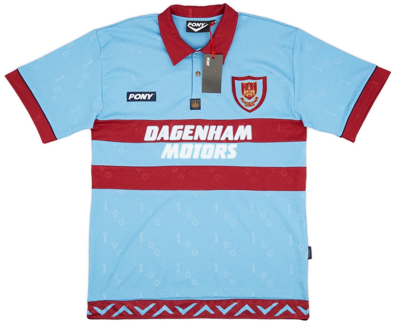WEST HAM UNITED 1995/1997 AWAY Centenary Reissue - PONY