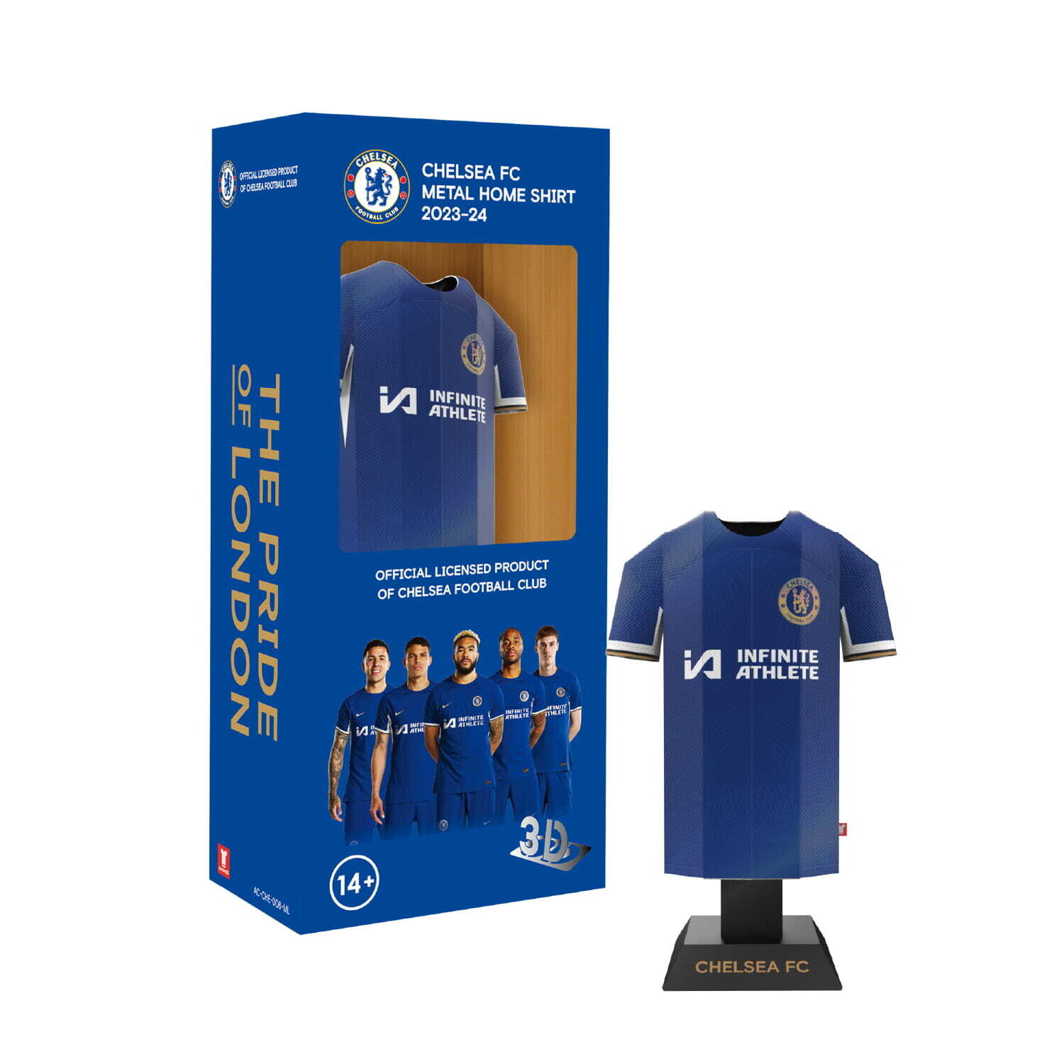 CHELSEA FC 23/24 metal shirt kit with dressing room base
