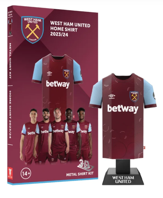 WEST HAM UNITED FC 23/24 home shirt model kit