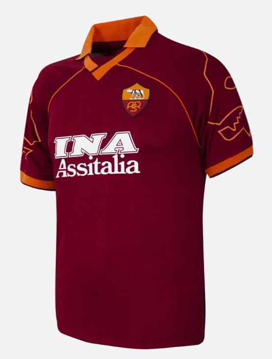 A.S. ROMA 1999/2000 Retrò football shirt Reissue - COPA