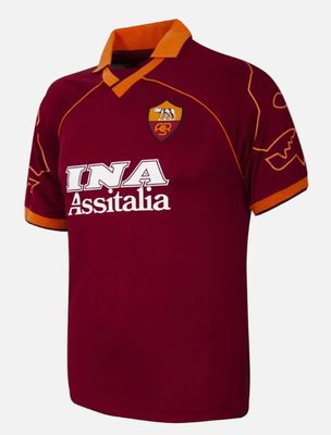 A.S. ROMA 1999/2000 Retrò football shirt Reissue - COPA