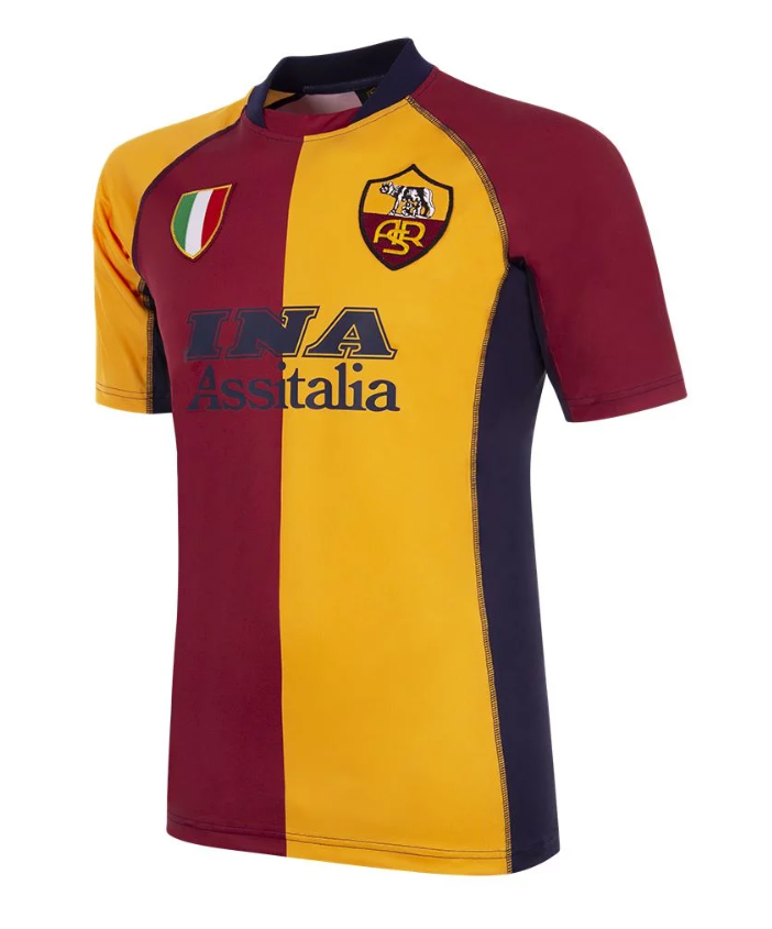 A.S. ROME 2001/2002 HOME authorized replica - COPA