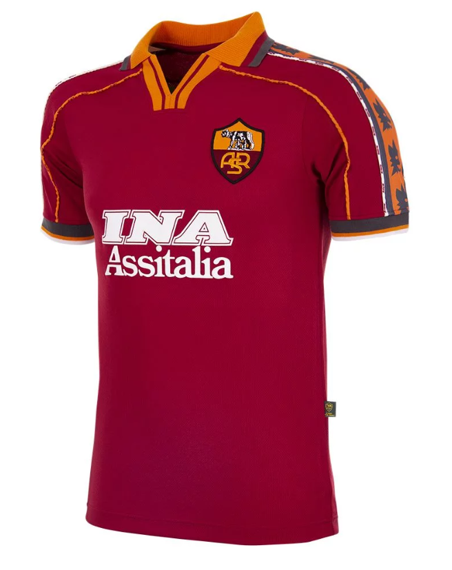 AS ROMA 1998/1999 retrò football shirt reissue - COPA