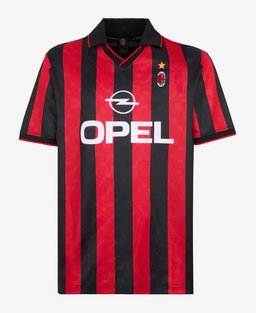 AC MILAN 1995/1996 Home Retro Football Shirt - COPA