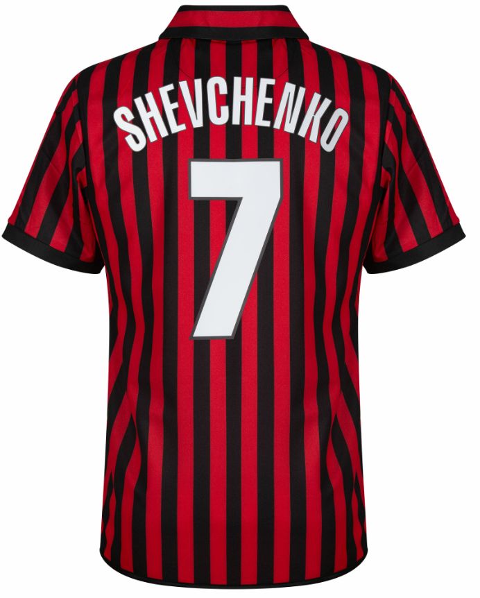 AC MILAN 2000 Centenario Retrò Football Shirt - SHEVCHENKO