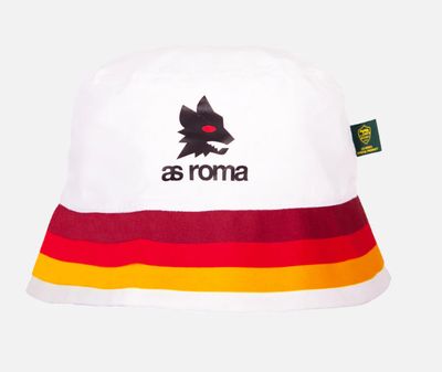 AS ROMA White Bucket Hat - COPA
