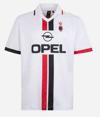 AC MILAN 1995/1996 Away Retrò Football Shirt / BAGGIO - COPA