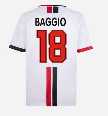AC MILAN 1995/1996 Away Retrò Football Shirt / BAGGIO - COPA
