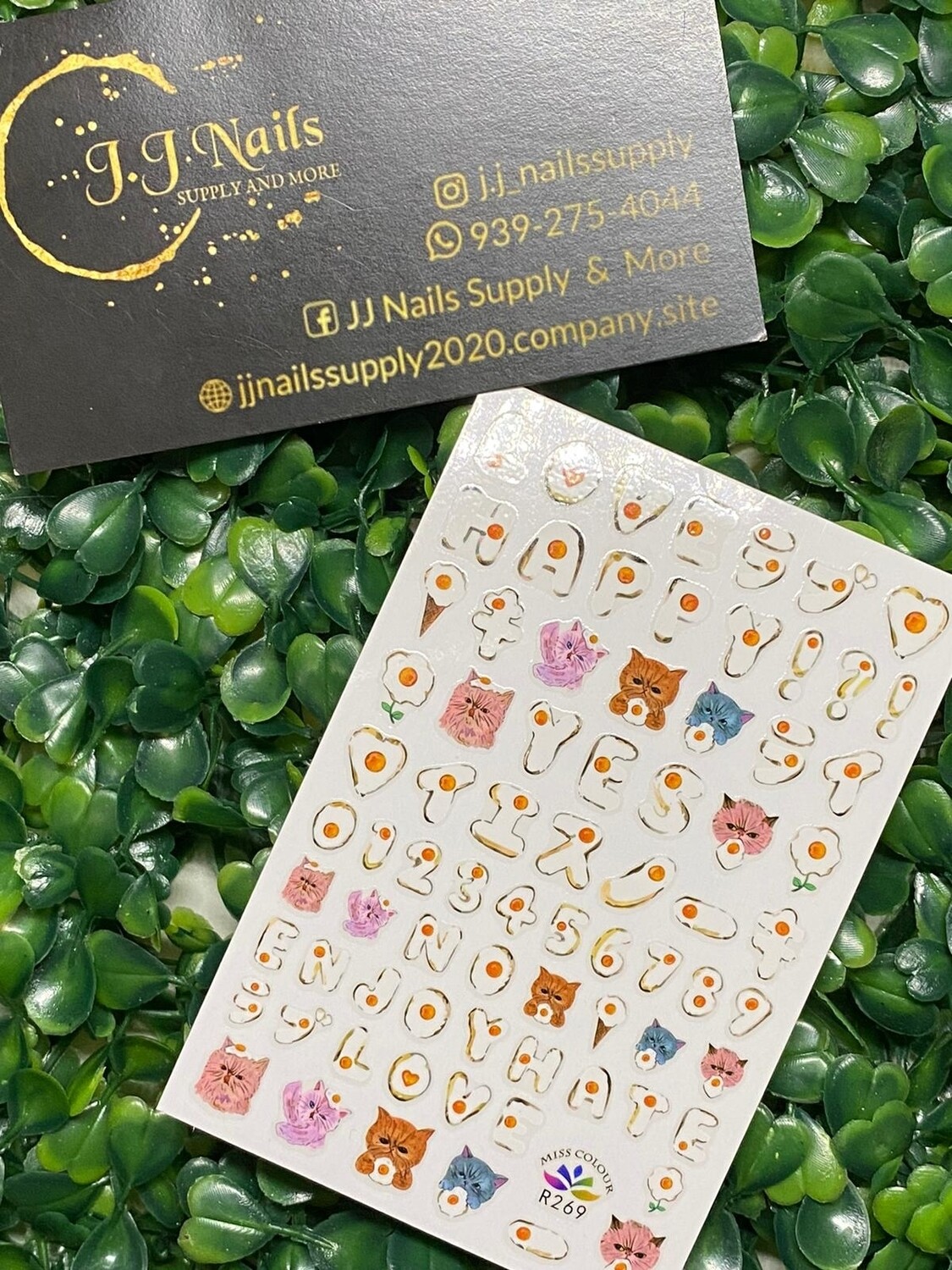 Stickers Letters &amp; Cats #269