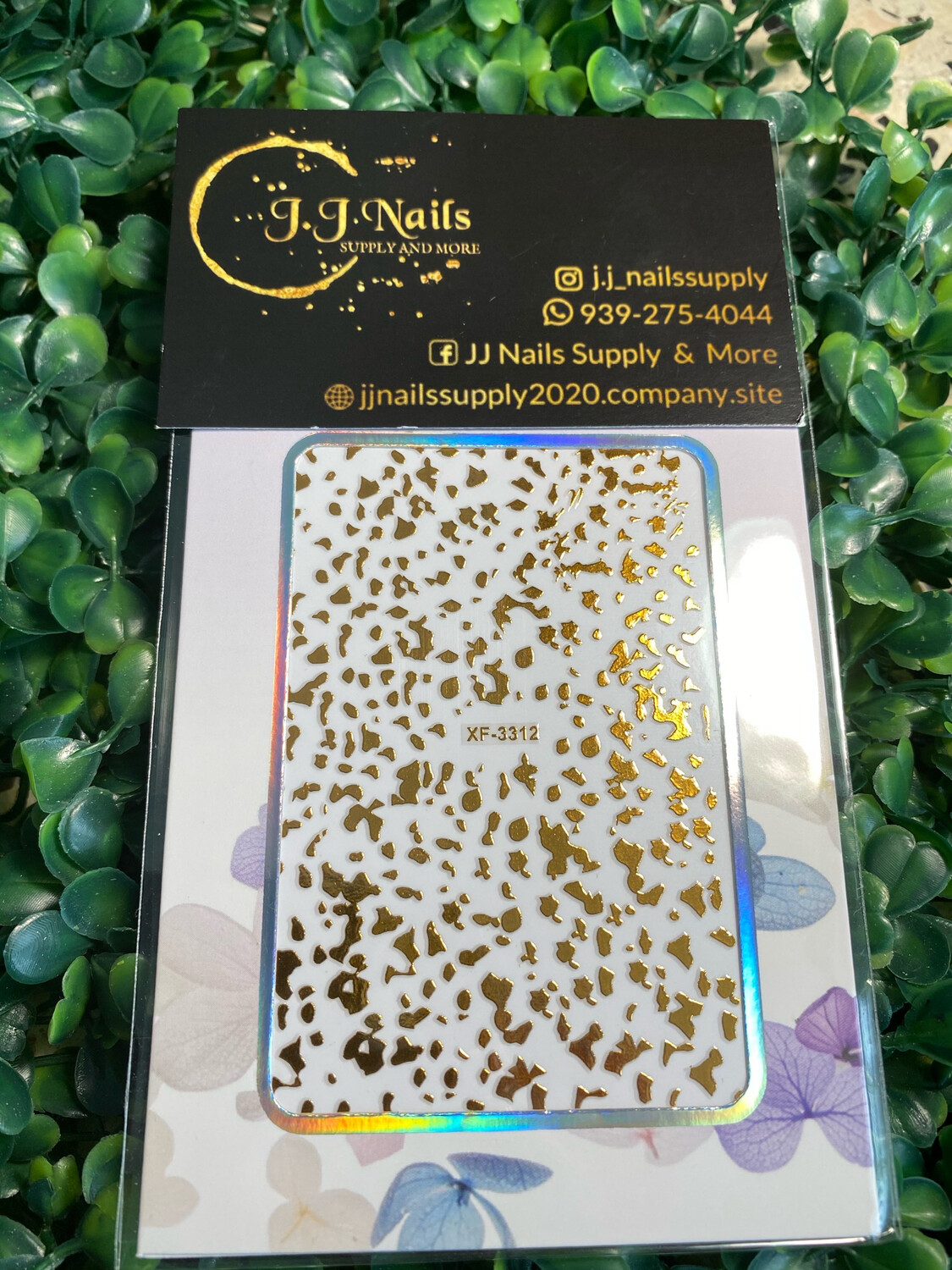 Stickers manchitas oro