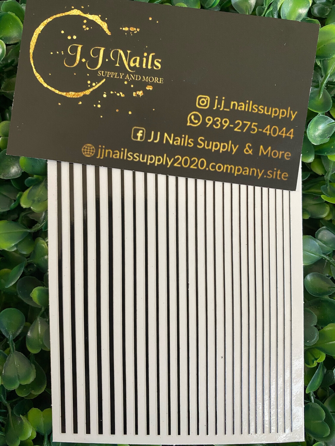 Stickers rayas negras