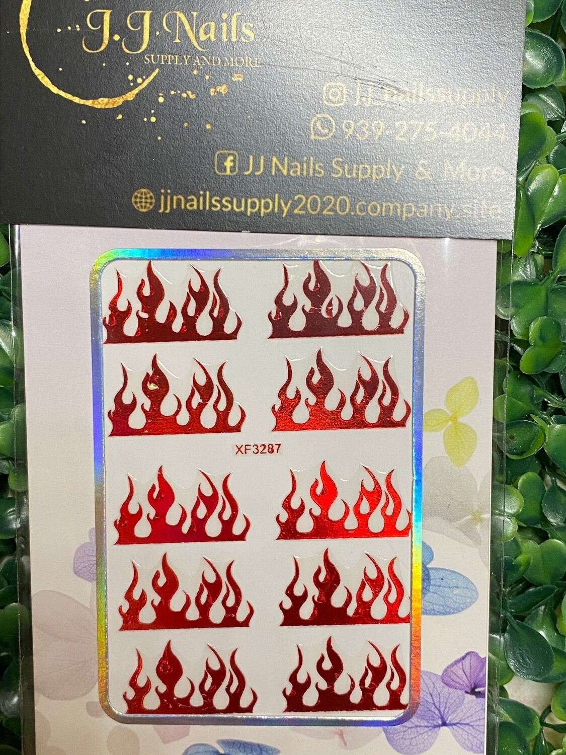 Sticker Flames Red