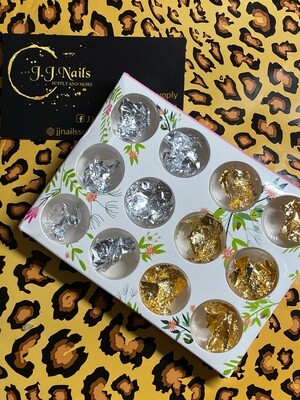 Aluminium Gold &amp; Silver 12pcs