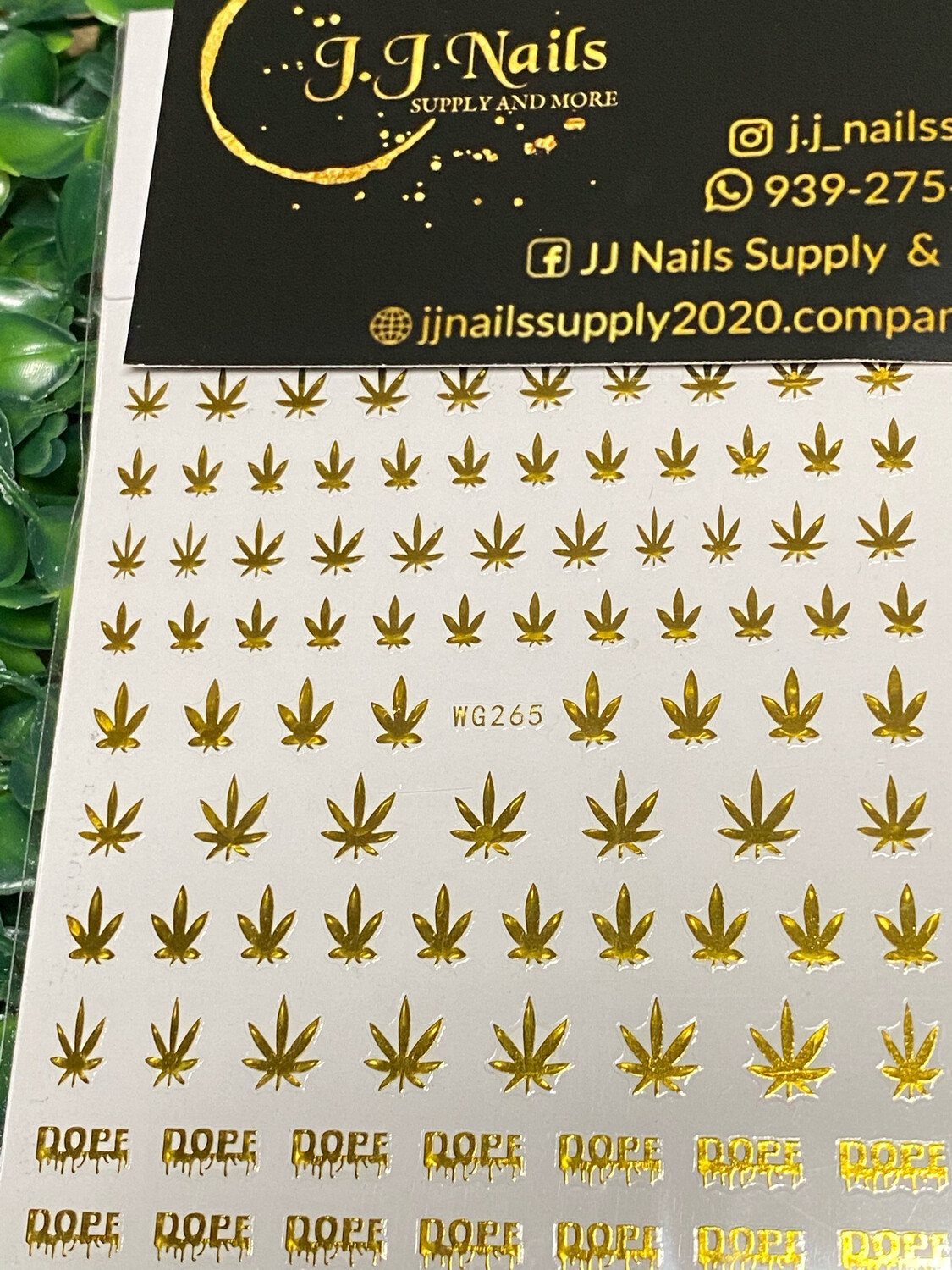 Stickers weed oro