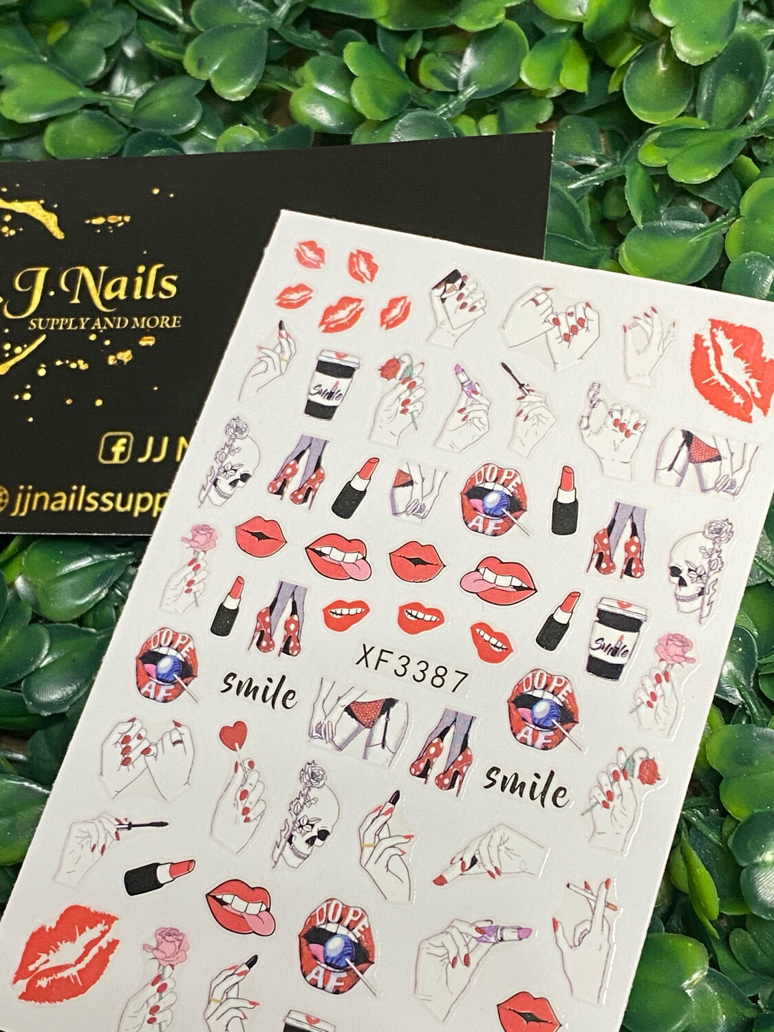 Stickers Hands &amp; lips #3387
