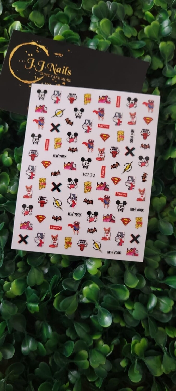 Stickers Mix Characters #233