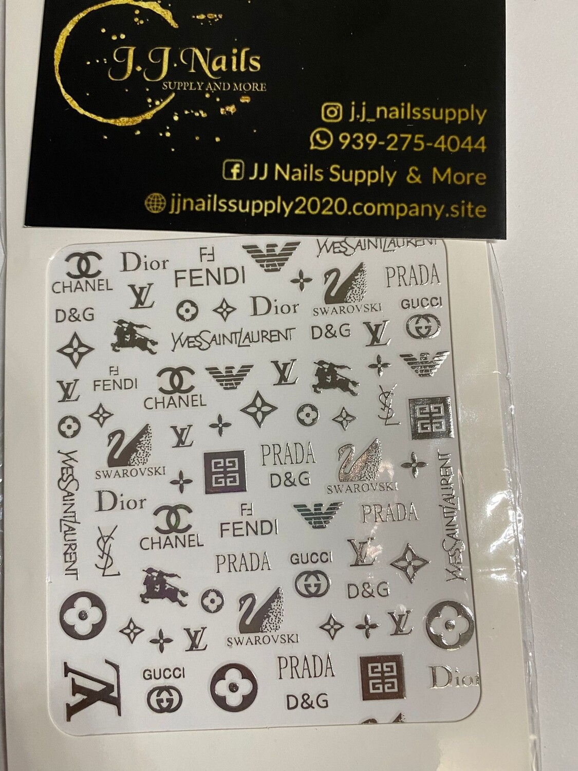 Stickers Marcas Silver #3158