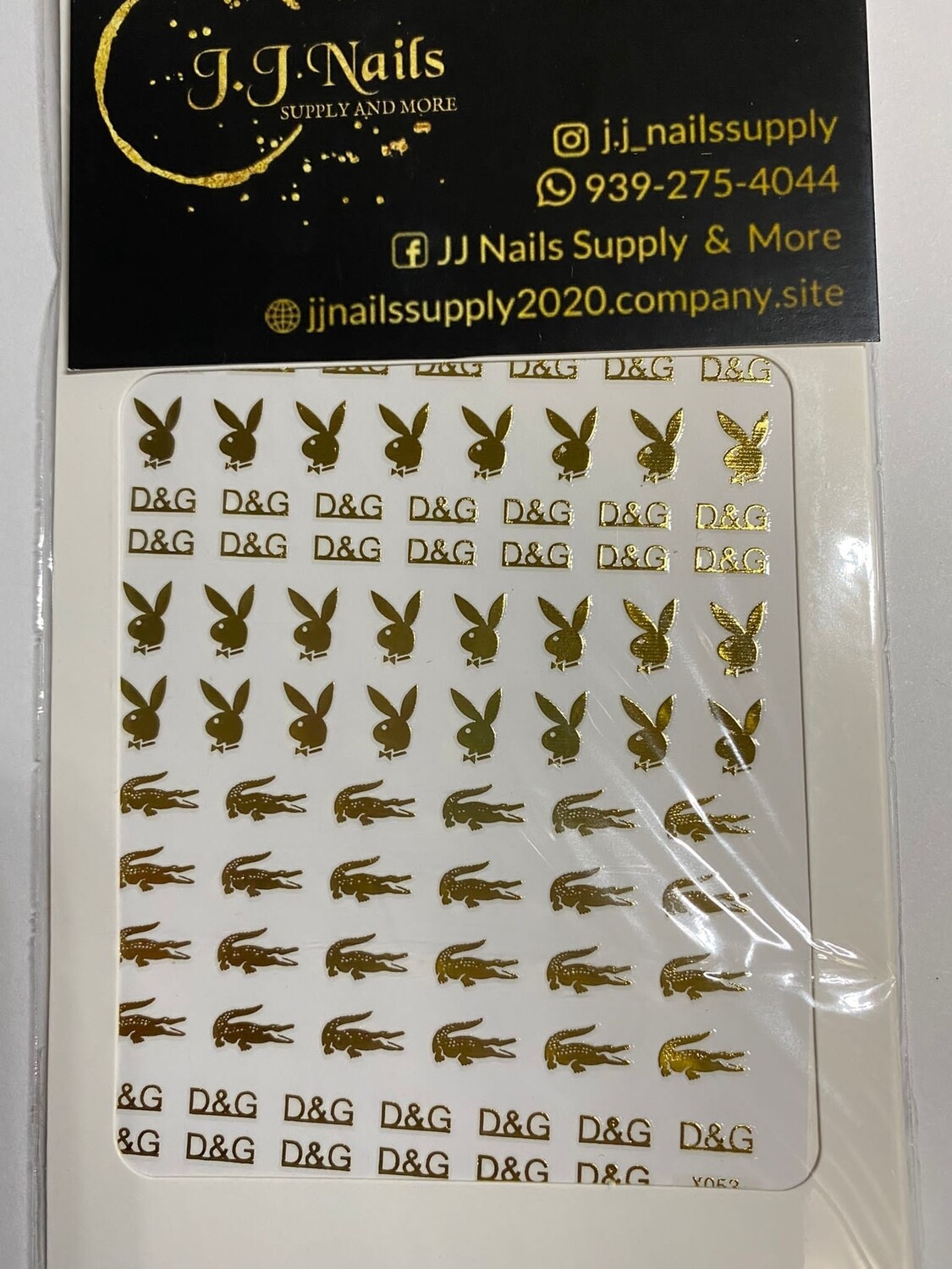 Stickers Marcas Gold #052