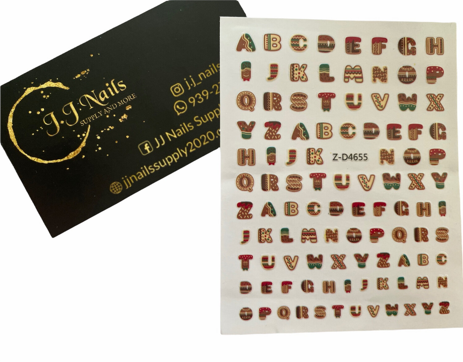 Stickers letras 4655