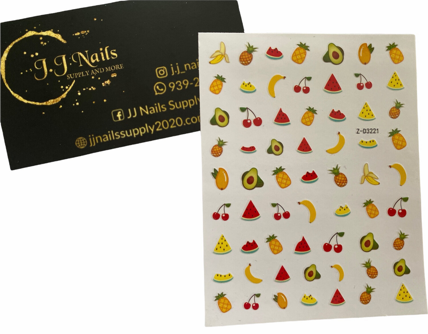 Stickers frutas tropicales 3221