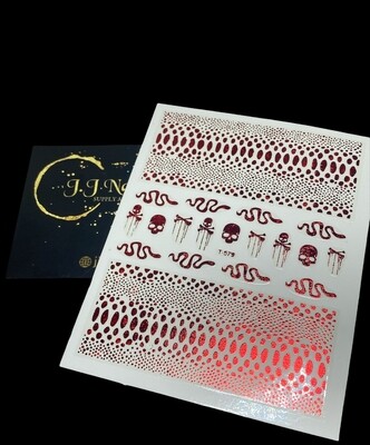 Stickers Calavera (red)