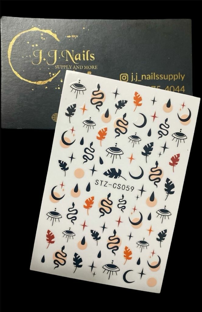 Stickers Snake &amp; moon #059