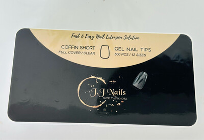 Gel tips coffin Short (600pcs)