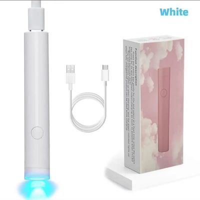 Lampara Mini UV/LED Recargable color blanco o rosa