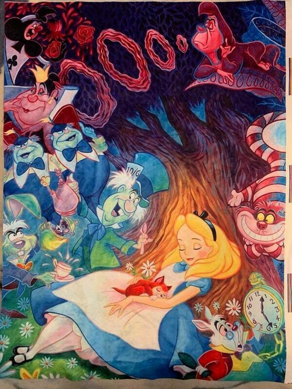 Minky Alice Aux Pays Des Merveilles