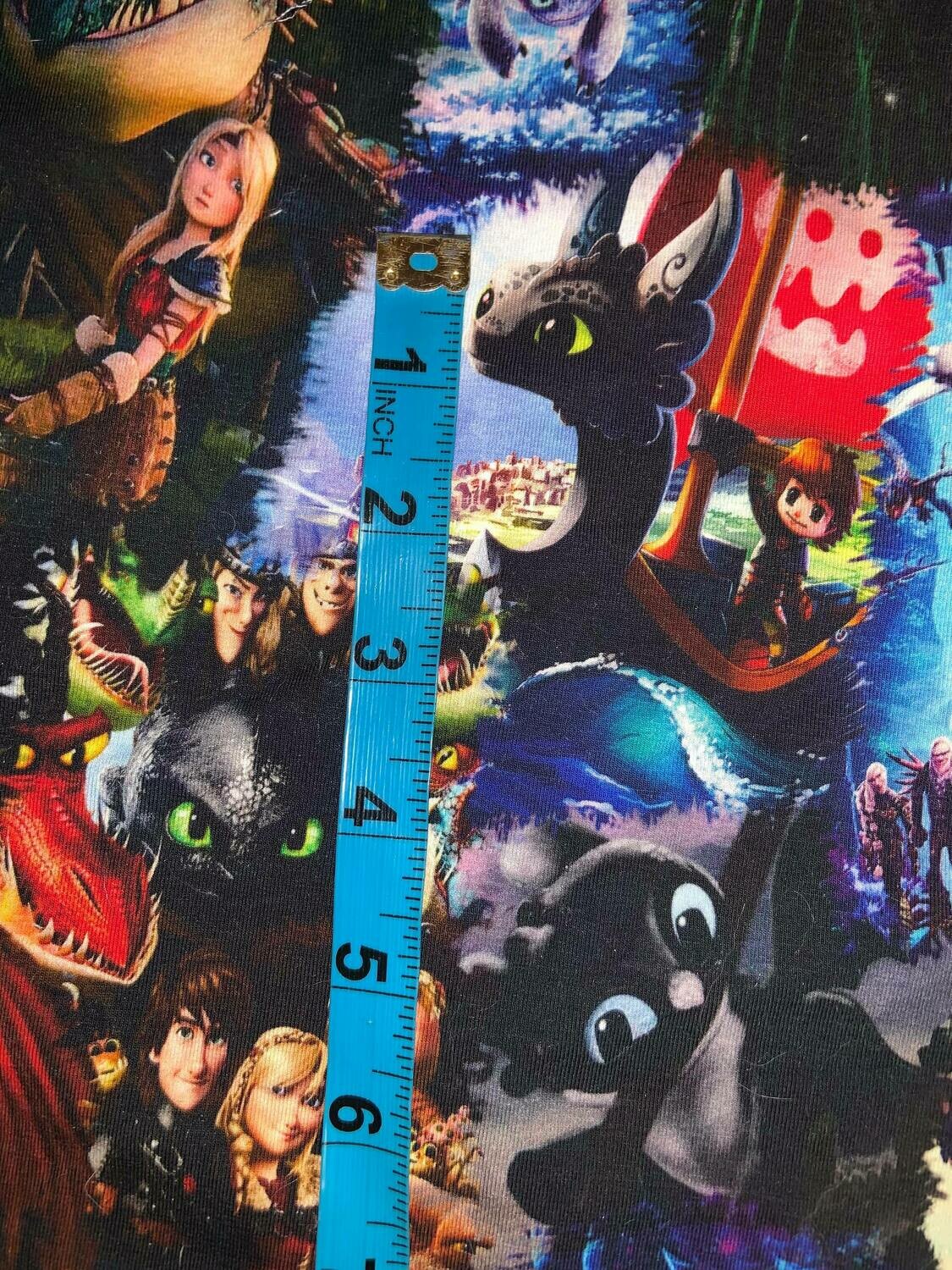 Coton Spandex dragon krokmou