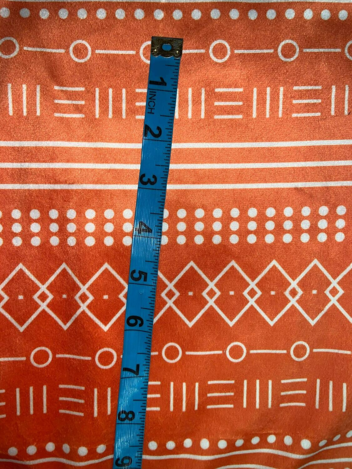 Minky Aztèque Orangé