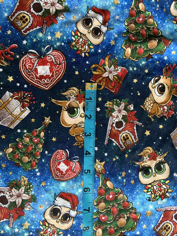Minky Hibou Noël