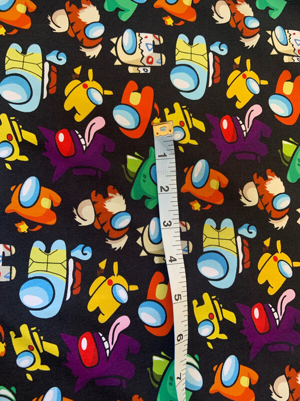 Coton Spandex Among us morceau 29 pouce