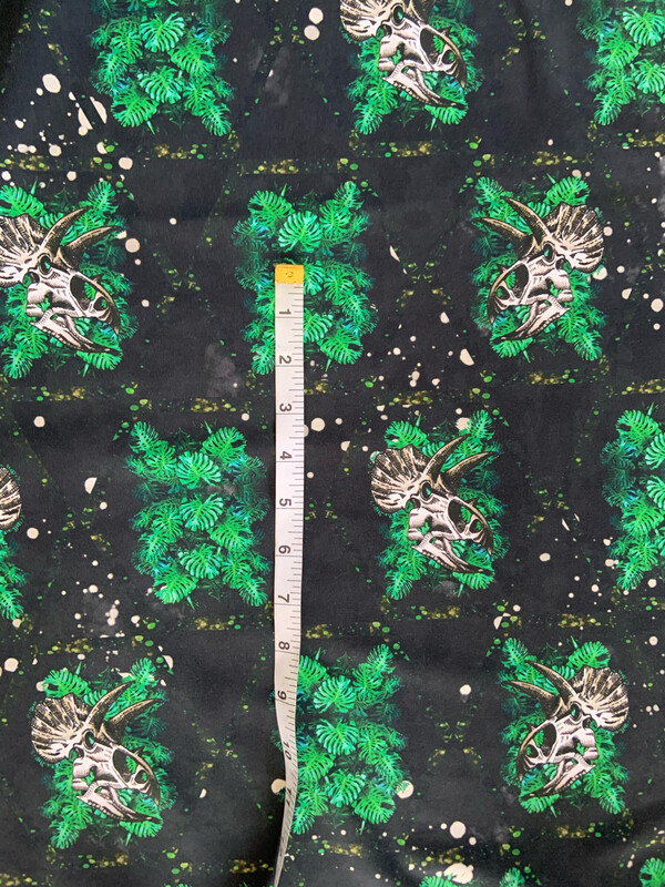 Coton Spandex Dinosaure