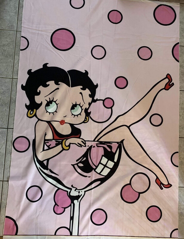 Ratine 100% polyester Betty boop