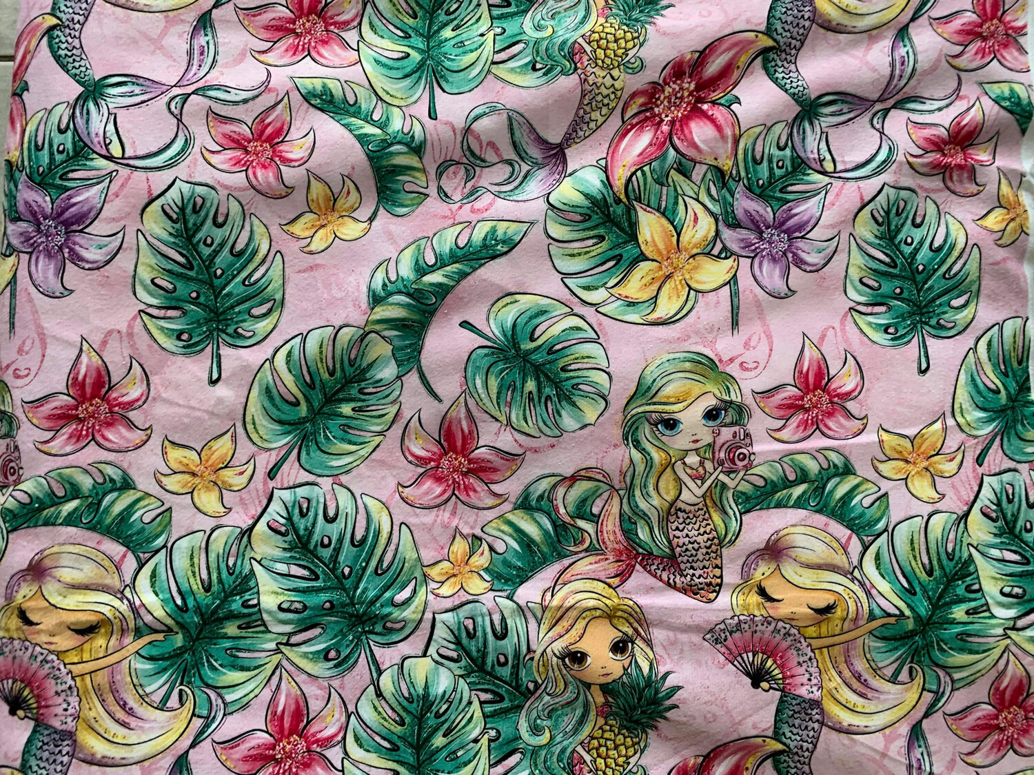 Ratine 100% polyester Ananas sirène