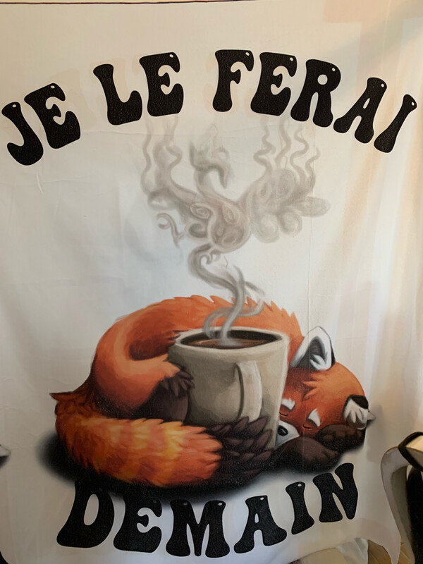 Ratine 100% polyester Je le ferai demain