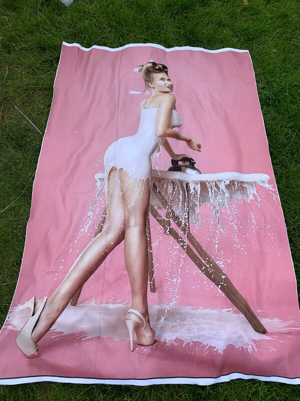 Ratine 100% polyester Pin up