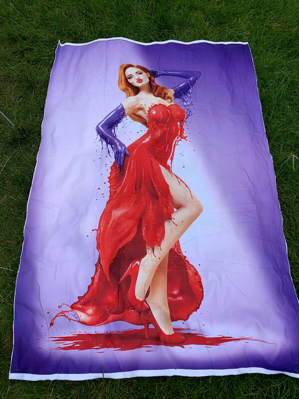 Ratine 100% polyester Pin up