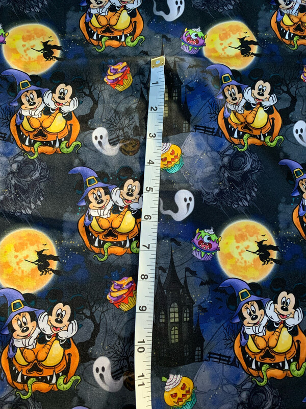 Coton Spandex Mickey halloween