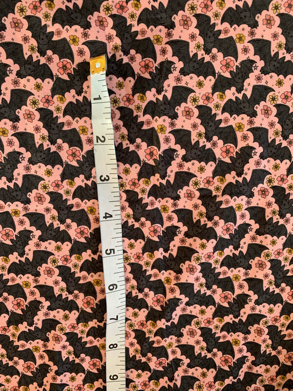 Coton Spandex chauve-souris halloween