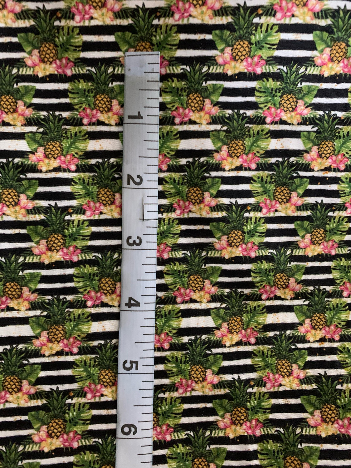 100% coton popeline ananas