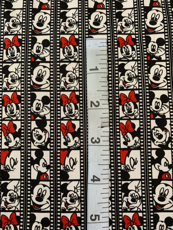 100% coton popeline Mickey 33 pouce