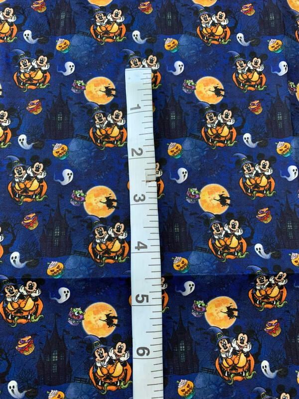 100% coton popeline Mickey halloween