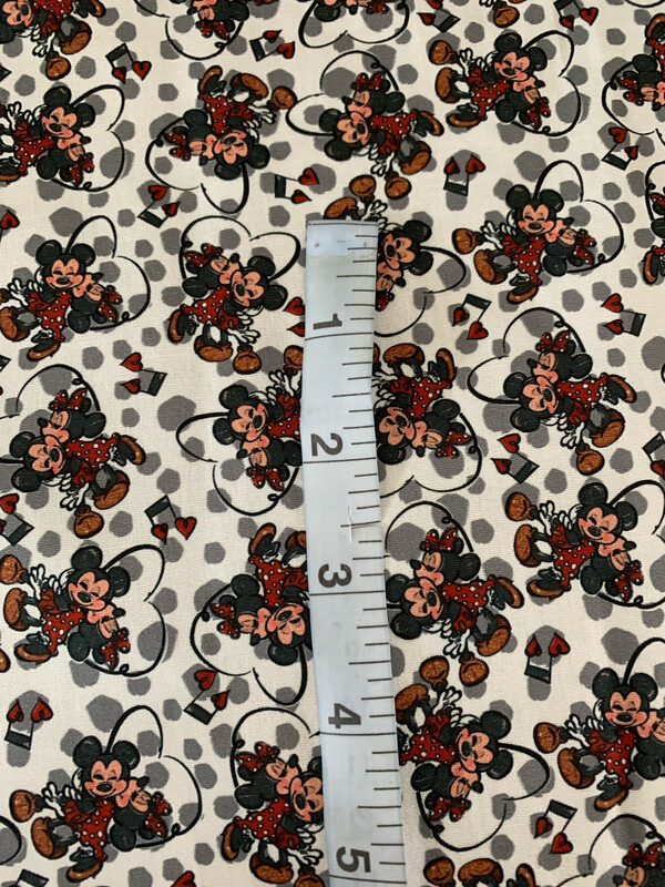 100% coton popeline Mickey 15 pouce