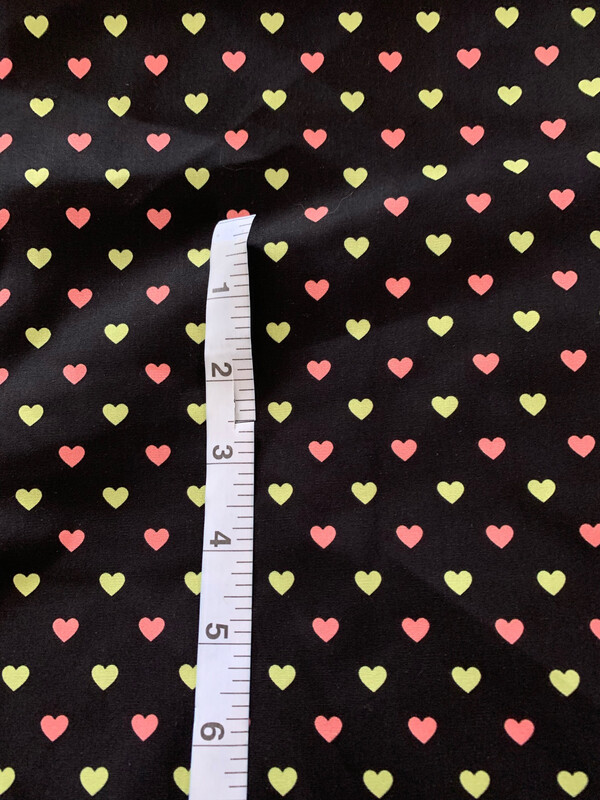 100% coton popeline coeur