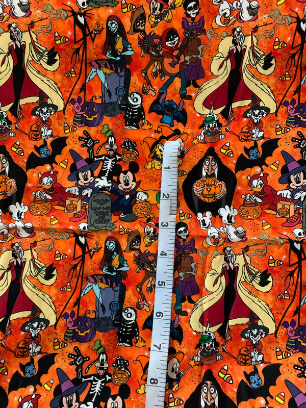 100% coton popeline Personnage halloween